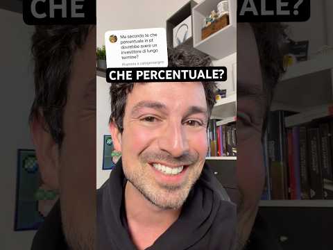 CHE % BISOGNEREBBE AVERE INVESTITA IN CRYPTO? #trading #crypto #bitcoin