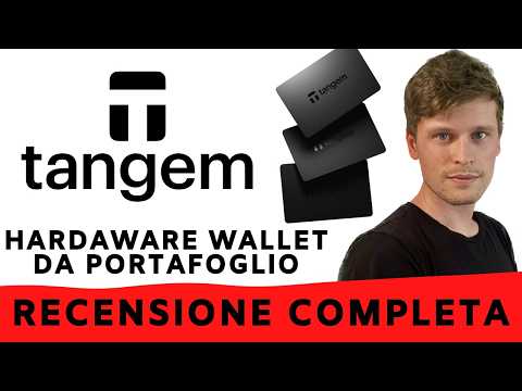🔥 TANGEM: HARDWARE WALLET DA PORTAFOGLIO! [come funziona]