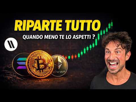 BITCOIN, CRYPTO: POTREBBE RIPARTIRE TUTTO QUANDO MENO TE L’ASPETTI?