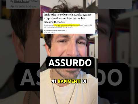 QUESTA COSA È A DIR POCO ASSURDA… #crypto #bitcoin #trading