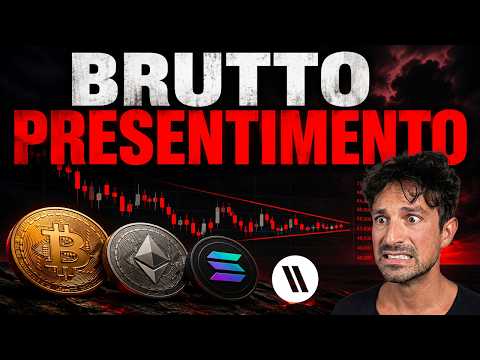 BITCOIN, CRYPTO: HO UN BRUTTO PRESENTIMENTO… (ATTENTO A DOMANI!)