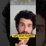 Il Bear Market è finito? Bitcoin al -53% di calo parla chiaro