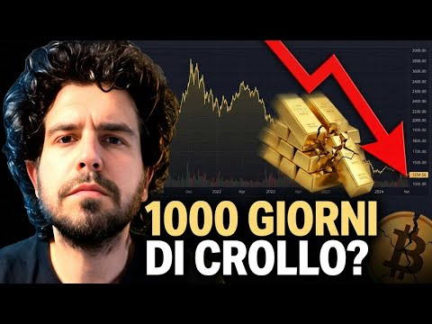 1000 giorni di crollo? Ecco cosa dice il ciclo dell’oro