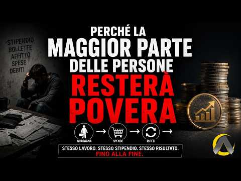 Perché la maggior parte delle persone resterà povera !