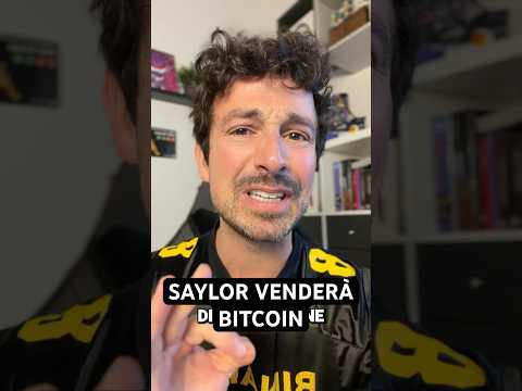 🚨BREAKING NEWS: MICHAEL SAYLOR VENDERÀ BITCOIN #crypto #bitcoin #trading