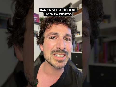 🚨BANCA SELLA PRIMA BANCA IN ITALIA CHE OFFRIRÀ SERVIZI CRYPTO #trading #crypto #bitcoin