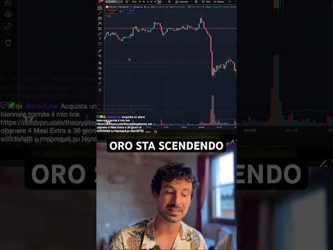 ❓PERCHÉ L’ORO STA SCENDENDO?