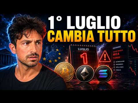 BITCOIN, CRYPTO: È PARTITO IL CONTO ALLA ROVESCIA… ATTENZIONE AL 1° LUGLIO!