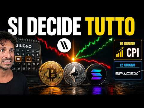BITCOIN, CRYPTO: QUESTA SETTIMANA SI DECIDE TUTTO (ASCOLTA)