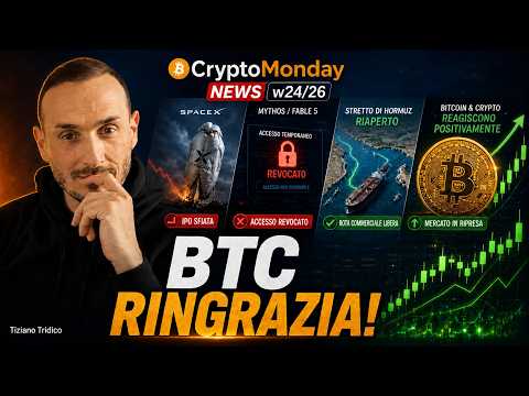 SpaceX Archiviata, Mythos Bloccato, Hormuz Riapre: BTC Ringrazia! 💥 CryptoMonday NEWS w24/’26