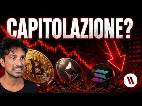 BITCOIN, CRYPTO: EMERGENZA CROLLO! CAPITOLAZIONE IN CORSO?(URGENTE)