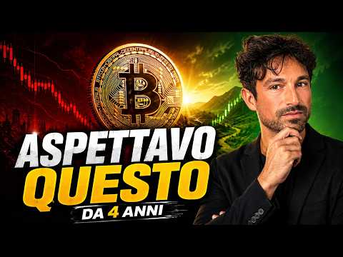 BITCOIN, CRYPTO: QUESTO È IL MOMENTO CHE ASPETTAVO DA 4 ANNI