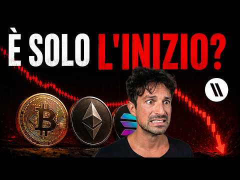 BITCOIN, CRYPTO: ATTENZIONE! IL CROLLO POTREBBE NON ESSERE FINITO (ASCOLTA)