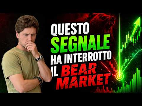 🚨 IL SEGNALE CHE HA DATO FINE A TUTTI I BEAR MARKETS 🚨 BITCOIN / ALTCOINS [time sensitive]