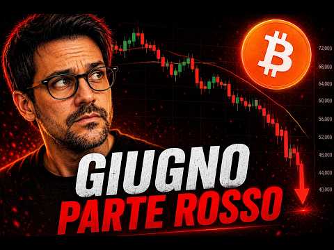 GIUGNO PARTE IN ROSSO MA QUESTA ZONA NON PUO’ ESSERE IGNORATA! NESSUNO DICA PIU’ ALTCOIN SEASON!
