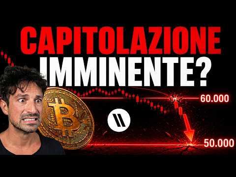 BITCOIN, CRYPTO: ATTENZIONE! CAPITOLAZIONE IMMINENTE SE SUCCEDE QUESTO (URGENTE!)