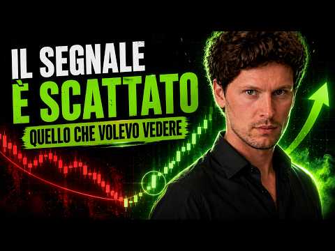 🚨 QUELLO CHE VOLEVO VEDERE: SEGNALE SCATTATO – BITCOIN / ALTCOINS [time sensitive]