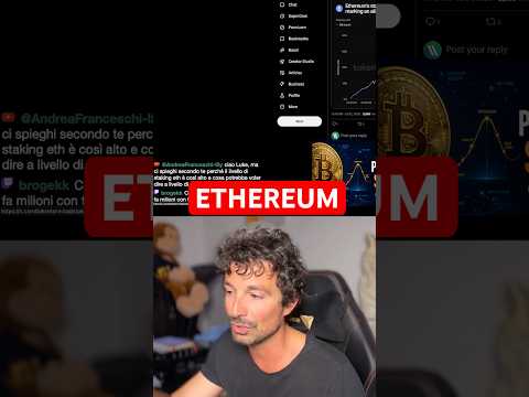 🔥ETHEREUM: QUESTO É UN OTTIMO SEGNALE #trading #bitcoin #crypto