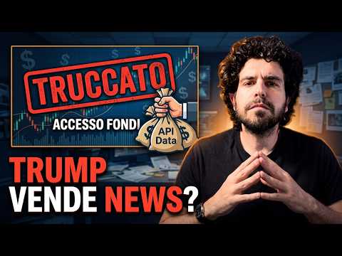 Il gioco è truccato: Trump vende le sue notizie ai fondi prima che a te