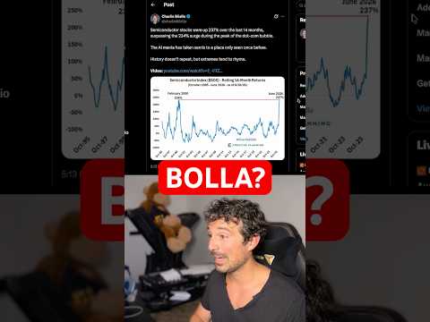 IL MERCATO AZIONARIO TECH AI STA PER CROLLARE? #trading #crypto #bitcoin