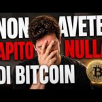 NON AVETE CAPITO UN C***O DI BITCOIN