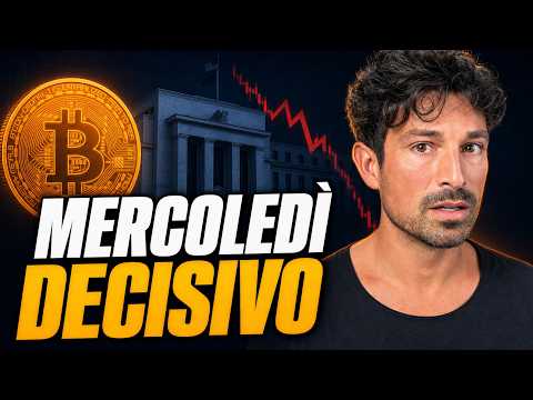 BITCOIN, CRYPTO: ATTENZIONE A MERCOLEDÌ! (LA FED STA PER ALZARE I TASSI?)