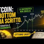 Bitcoin: il Bottom è già scritto. La matematica è impressionante.