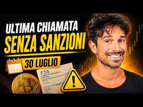TASSE CRYPTO: GUARDA QUESTO VIDEO PRIMA DEL 30 LUGLIO (IMPORTANTE!)