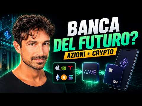QUESTA È LA BANCA DEL FUTURO (crypto, azioni, credito onchain e in autocustodia)