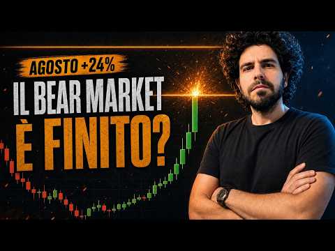 Bitcoin chiude agosto a +24%: è finito il bear market?