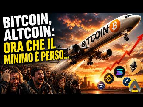 BITCOIN, ALTCOIN: ORA CHE IL MINIMO È PERSO…