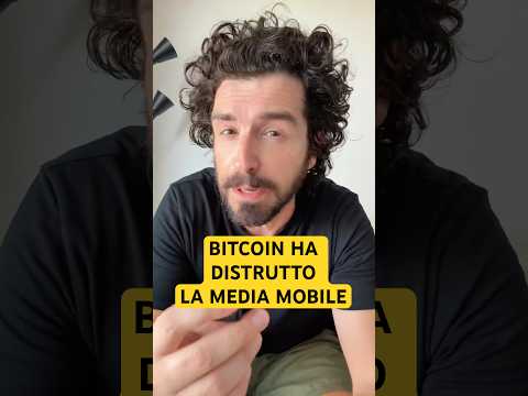 Bitcoin esplode: la media mobile a 6 mesi è crollata
