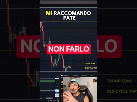 🚨NON FARE QUESTO ERRORE ADESSO #trading #crypto #bitcoin
