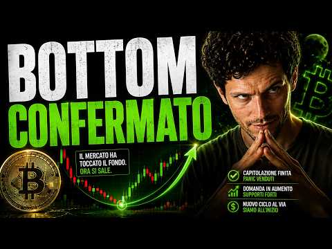 🚨 ATTENZIONE: QUESTO E’ IL BOTTOM – ANALISI STORICA 🚨 BITCOIN / ALTCOINS [time sensitive]