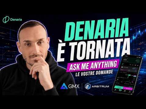 DENARIA IS BACK: cosa cambia con GMX e Arbitrum 🔴 LIVE AMA
