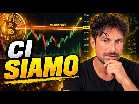 BITCOIN, CRYPTO: SIAMO AL TEST FINALE! (ORA SI DECIDE TUTTO)
