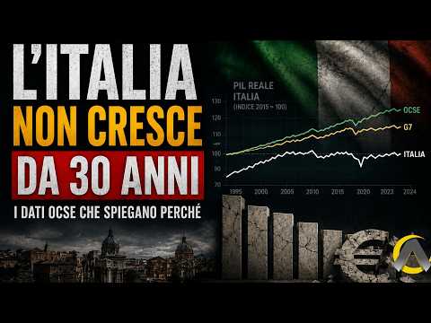 Perché l’economia italiana cresce dello ZERO VIRGOLA ?
