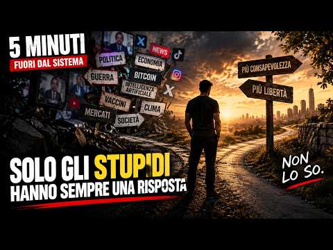 Solo gli stupidi hanno sempre una risposta …