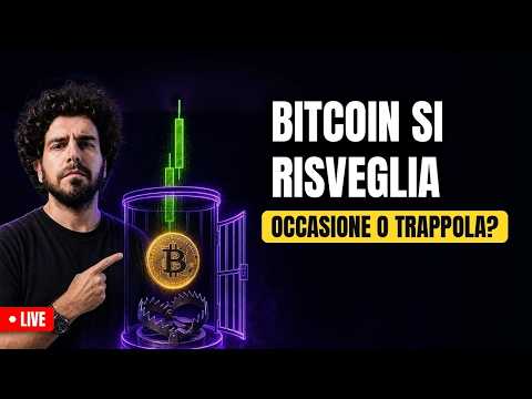 Bitcoin si risveglia: occasione o trappola? ETF e JPMorgan  LIVE