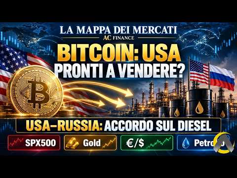 USA spostano BTC per vendere? Accordo USA–Russia sul diesel