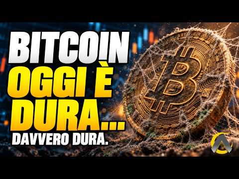 BITCOIN: oggi è dura… davvero dura. ..