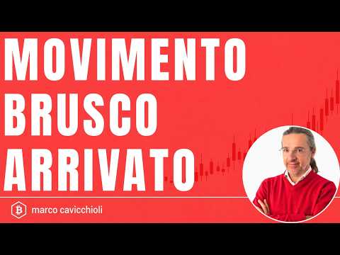 Il movimento brusco che avevo previsto c’è stato, ma Bitcoin potrebbe rimbalzare
