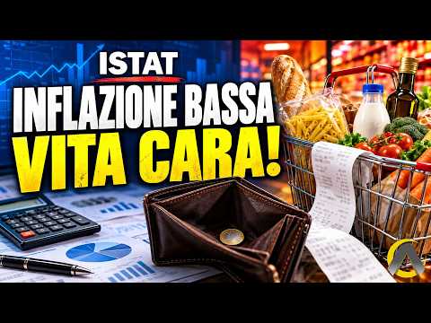 Inflazione bassa, vita sempre più cara: cosa c’è nel paniere ISTAT?